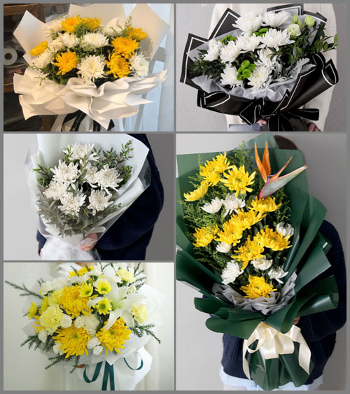 江苏盐城东台市弶港镇白事花束代送